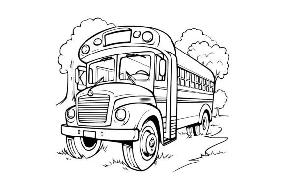 Download School Bus Coloring Page for Kids - Bus coloring page Collection