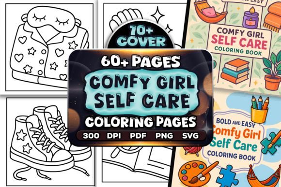 Download Easy Comfy Girl Self Care Coloring Pages - Self care coloring pages Collection