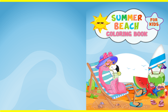 Download Summer Beach KDP Coloring Book for Kids - Beach Collection