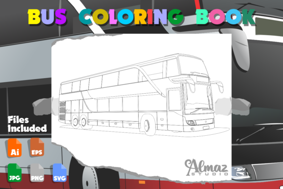 Download Bus Coloring Book - Premium Resources