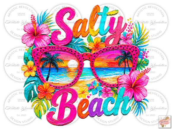 Download Floral Salty Beach Png Floral Summer Png - Premium Resources