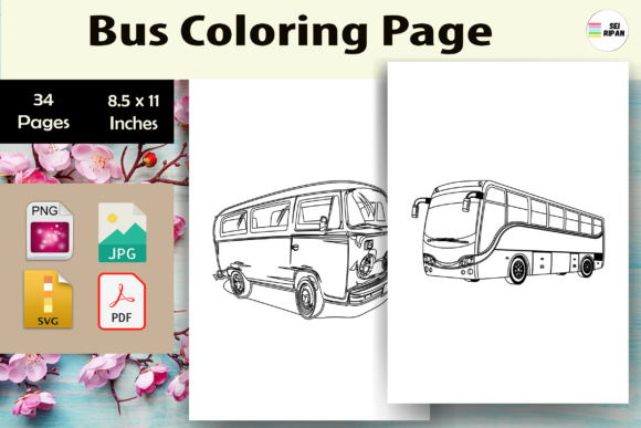 Download Bus Coloring Page for Kids-KDP - Bus coloring page Collection